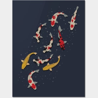 Koi Posters and Art